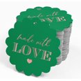 thumbnail image 4 of Inkdotpot 100 Pack Made With Love Text Favor Paper Tags Craft Real Rose Gold Foil Hang Tags, 4 of 6