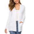 thumbnail image 1 of Faithtur Cardigan Simple pour Femmes, Tricot Uni à Manches Longues, 1 of 9