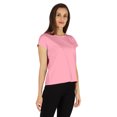 thumbnail image 3 of Inkmeso Solid Short Sleeve Basic T-Shirt For Womens Patch Pocket Casual Summer Basic Top, 3 of 7