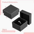thumbnail image 4 of 24Pcs Ring Gift Boxes, Jewelry Packing Case with Foam Insert, Earring Protector Kraft Boxes for Jewelry Collectibles, Wedding, Birthday Gift Packing, 4 of 6