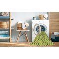thumbnail image 2 of Ahgly Tapis Rond Lavable en Machine Intérieur Transitionnel Vert Pistache, 4 Pieds Rond, 2 of 7