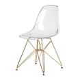 thumbnail image 3 of Plata Décor Import Inc - Clear Eiffel Gold Legs Chair, 3 of 3