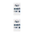 thumbnail image 1 of ziyahi False Nail Wearable Perfect Matching Simple to Wear No Irritating Odor Fake Fingernail Breathable Press Type Adjustable Paster Type 16 Type 1 F741 2Set, 1 of 6