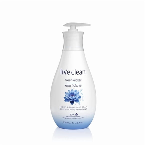 Live Clean Savon Liquide pour les Mains à l'Eau Fraîche