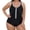 Black, variant on 1 Piece Swimsuit Women Duoif 1 Zipper Swimsuits Plus Size Ruched Bathing Suit up Swimwear Womens Swimsuits Wine XXXXXL