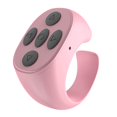 thumbnail image 2 of serony Bluetooth Phone Remote Control Wireless Bluetooth Phone Mini Rechargeable Pages Selfie Clicker Up and for Taking Photos Pink, 2 of 9