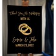 thumbnail image 2 of Darling Souvenir MADE WITH LOVE Engagement Ring,WelcomeSignLarge Decorative PosterWelcomeTo Our Engagement Poster For Easel Party Collection- 18x12, 2 of 5