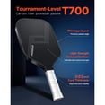 thumbnail image 2 of KFFKFF Pickleball Paddle, T700 Carbon Fiber Surface & Honeycomb Core, Professional Pickleball Paddle with Increased Power & Control & Spin, Pro Pickle Ball Racket, 2 of 9