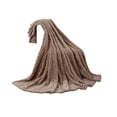 thumbnail image 2 of Vaidha 100X120cm Super Soft Warm Solid Warm Fleece Blanket Throw Rug Sofa Bedding, 2 of 4