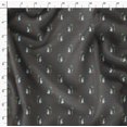 thumbnail image 4 of Soimoi Satin Silk Fabric Carrot & Rabbit Dots Print Fabric by the Yard 42 Inch Wide, 4 of 5