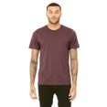thumbnail image 1 of BELLA+CANVAS T-Shirt Jersey CVC pour Homme, G, Marron Chiné, 1 of 3