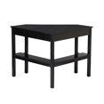 thumbnail image 3 of SEI Furniture Space Saving Corner Computer Slide Out Keyboard Tray Desk, Black, 3 of 5