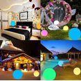 thumbnail image 3 of RGB Colorful Sphere Light LED Light Ball with Remote Control Waterproof Inflatable Luminous Ball, 3 of 13