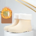 thumbnail image 2 of Womens Boots,Casual Short Top Removable Covers Waterproof Comfortable Height Increasing Heel Fall Winter,Womens Rain Boots, 2 of 7
