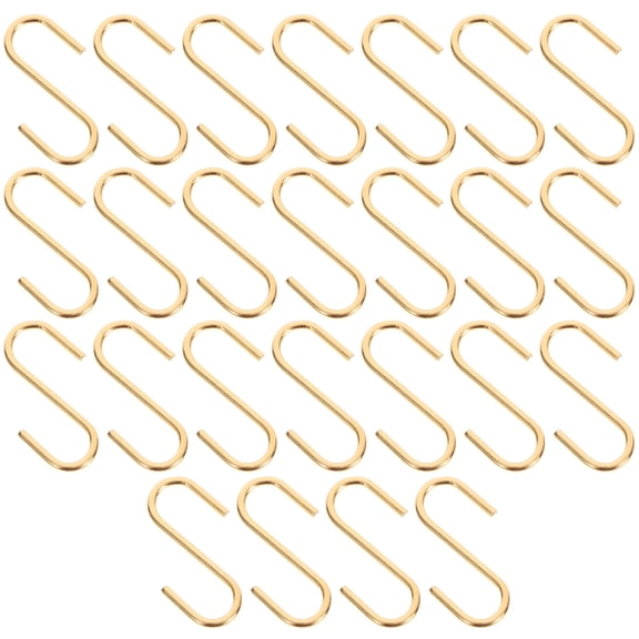 Shisuyan 25 Pcs Crochets en Forme de s Crochets en Fer Cintres Porte-Monnaie de Salle de Bain Cintres de Cuisine