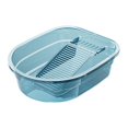 thumbnail image 2 of veasfak Basin Basin, Portable Plastic Washing Clothes Bucket with Basin, Cleaning Basin, Transparent Blue, 2 of 9
