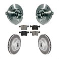 thumbnail image 1 of Transit Auto Front Hub Bearing Assembly Coated Disc Brake Rotors and Semi-Metallic Pads Kit for Car BMW 335i xDrive GT with 340mm Diameter Rotor KBB-113876, 1 of 11