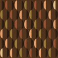 thumbnail image 1 of Ahgly Tapis d'Intérieur Lavable en Machine Carré Acajou Brun, 5 Pieds Carré, 1 of 7