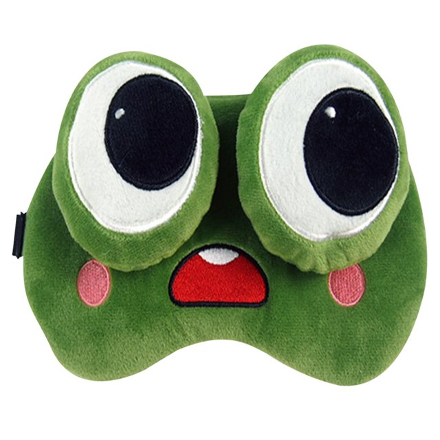 Bangcool Sleep Mask Cartoon Big Eye Frog Sleeping Eye Mask Sleep Eyeshade with Ice Pack