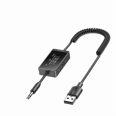Aux Car Bluetooth Receiver, USB 2.0 to 3.5mm Jack Kit for Cars, Aux to Bluetooth 5.4 Adapter, Built-in Microphone, Supports Hands-free Calling, Compatible with Home Audio Systems.