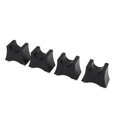 Support de Pointe de Câble Hi-Fi 4 Pcs, Pieds de Support de Plateau de Câble Hi-Fi Multifonctions en Alliage d'Aluminium Réglables pour Haut-Parleur Lecteur CD DVD