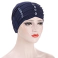 thumbnail image 2 of Bonnet Turban Musulman pour Femmes, Couverture de Cheveux à Motif Floral, Bonnet Hijab, 2 of 8