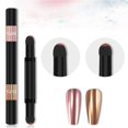 thumbnail image 2 of WIFKLSIIPG Double Headed Nail Powder for Nails Air Cushion Nail Powder Pen Nails Powder with Mirror Effect Manicure Cushion Magic Pen Gold and Silver Colored Sponge, 2 of 8