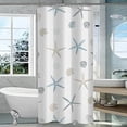 thumbnail image 1 of Dvkptbk Rideau de Douche en Tissu, Rideaux de Douche Imperméables pour Salle de Bain, Rideau de Douche en Tissu Robuste, Rideau de Bain Doux de Qualité Hôtel Accessoires de Salle de Bain, 32"x71 Pouces, Moderne, 1 of 2