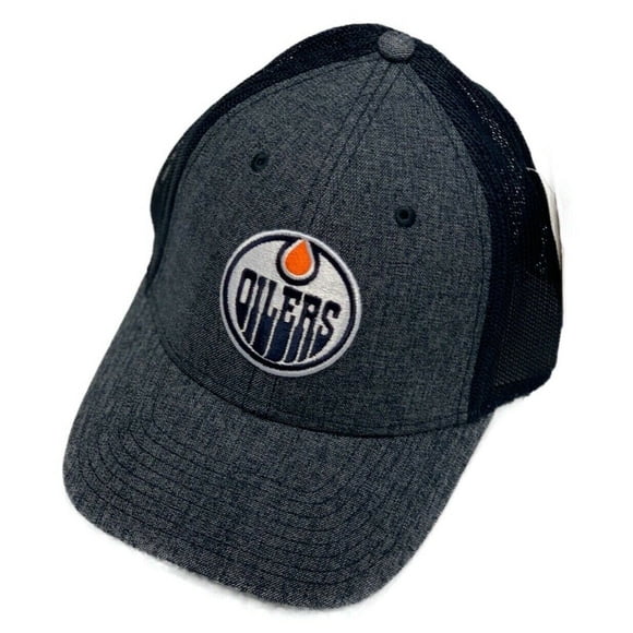 Edmonton Oilers NHL Heathered Poly Flex Cap
