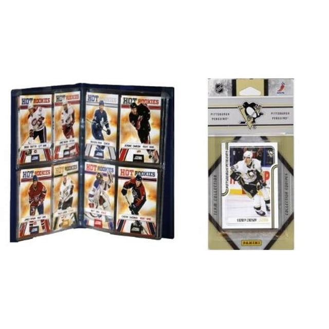 C & I Collectables 2011PENGUINSTS NHL Pittsburgh Penguins Licensed 2011 Score Team Set and Storage Album