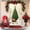Multicolor #4, variant on Christmas Door Cover with Stereoscopic Embroidery Style | Festive Door Curtain for Holiday Decoration | Polyester Fabric for Front Door, Indoor Door, Wall, or Table | Christmas Party Decor