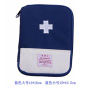 Portable Storage Bag First Aid Emergency Medicine Bag Outdoor Pill Survival Organizer Emergency Kits Package Travel Accessories Blue-S