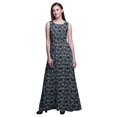 thumbnail image 1 of Bimba Robe Longue Décontractée Sans Manches à Encolure Ronde pour Femmes, Imprimé Océan - Grand, 1 of 6