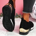 thumbnail image 3 of Babysbule Chaussures de Sport pour Femmes Décontractées Tissu Extensible pour Femmes Grande Taille Chaussures de Sport d'Été Confortables Décontractées pour Femmes, 3 of 5