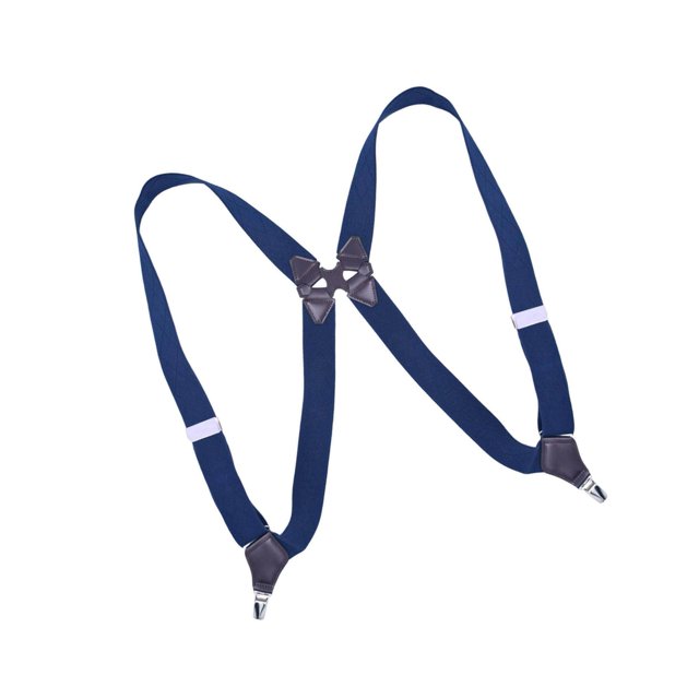 fastboy Bretelles Réglables en Forme de Y pour Hommes et Femmes Ceinture Arrière Robuste Bleu Foncé