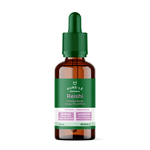 Super Force Reishi 1:1 Dual extrait sans alcool concentré - Coeur & Santé immunitaire - Énergie & Vitalité - Bien-être de l'aide - Pas de gluten & Non-OGM – Végétaux & Sans alcool - Fabriqué au Canada.