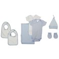 thumbnail image 1 of Bambini Ensemble Layette 7 Pcs pour Nouveau-Né Garçon, Cadeau de Shower de Bébé, 1 of 3