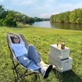 thumbnail image 5 of Maoww Foldable Lounge Chair For Outdoor Relaxation In Sun Folding Chair Beach Chair Moon Chair black, 5 of 5