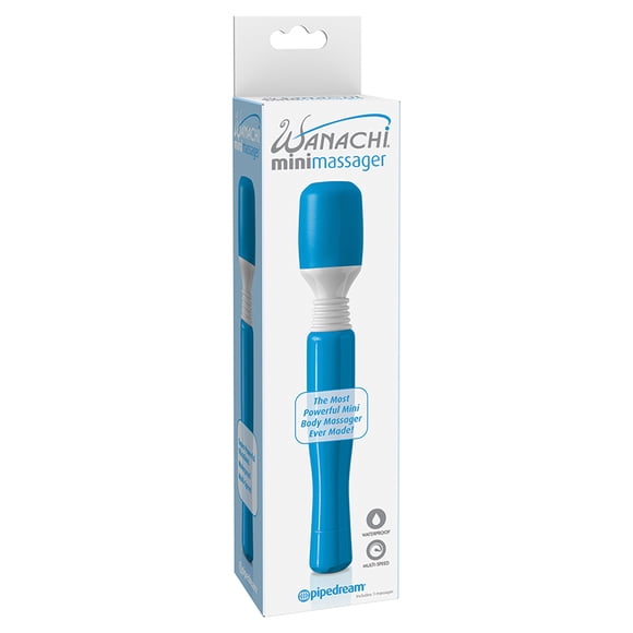 Wanachi Mini Masseur Baguette de Massage Personnelle, Bleu