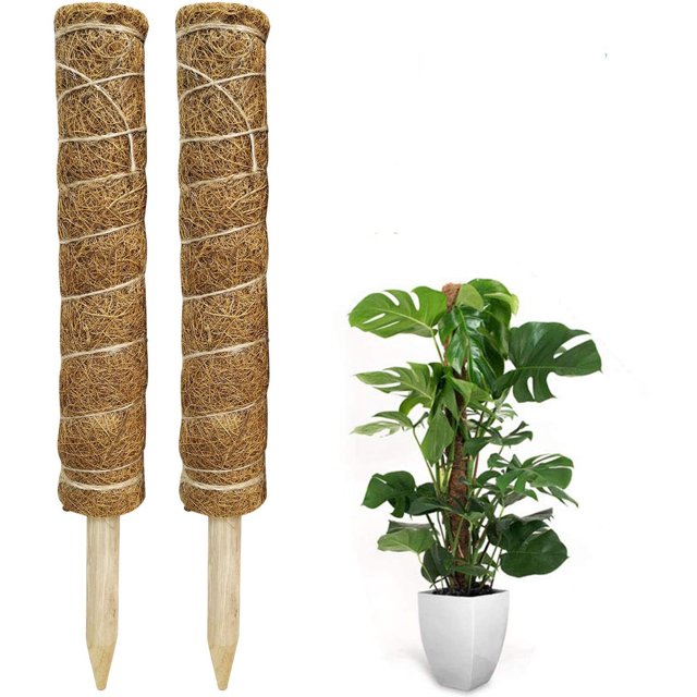2pcs Coir Poles Plant Support Indoor Climbing Plants Poles
