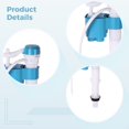 thumbnail image 3 of Universal Fill Valve Toilet Tank Replacement, Adjustable Height Quiet Fill Toilet Part with Float Ball, Anti Siphon Design Water Inlet Valve, Quick Installation Kit, 3 of 5