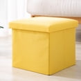 thumbnail image 3 of XZNGL Multifunctional Storage Stool Can Sit, Storage Stool, Home Solid Color Combination Fabric Folding Storage Box, Shoe Changing Stool, 3 of 3