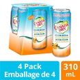 thumbnail image 1 of Canada Dry® Club Soda Orange-Mandarin 310 mL Cans, 4 Pack, 1 of 8