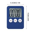 thumbnail image 3 of PEONAVET A Timer A Timer Kitchen Timer Digital Magnetic Cooking Baking LCD Count Down Up Alarm Countdown Alarm Magnet Clock Sleep Clock Kitchen, 3 of 3