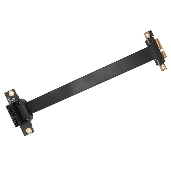 PCIe 3.0 X1 Riser Cable, 8Gbps High Speed, Dual 90 Degree Right Angle Extension Cable, for Sound Card, Capture Card, Card, Card, Data Card, Graphics Card