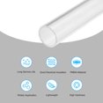 thumbnail image 3 of Unique Bargains Tuyau Acrylique Transparent Rigide Tube Rond 30mm ID 40mm OD 6 Pouces pour Lampes et Lanternes Système de Refroidissement par Eau, 3 of 6