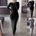 thumbnail image 2 of Nouveau Produit Introduction, Robe Chandail Maxi Chaude à Manches Longues Torsadée Tricotée Automne Hiver pour Femmes, 2 of 6