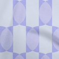 thumbnail image 1 of oneOone Georgette Viscose Purple Fabric Geometric Allover Shape Craft Projects Decor Fabric Printed By The Yard 42 Inch Wide, 1 of 4