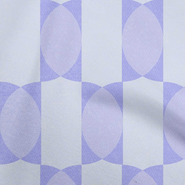 oneOone Georgette Viscose Purple Fabric Geometric Allover Shape Craft Projects Decor Fabric Printed By The Yard 42 Inch Wide