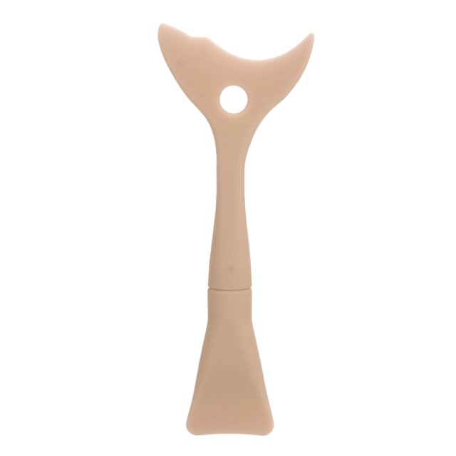 Silicone Eyeliner Aid Multifunctional Detachable Reusable Makeup Silicone Winged Tip for Cosmetic Brown